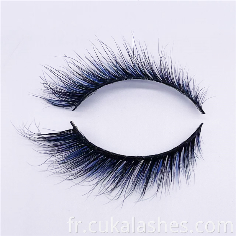 Blue Mink Cat Eye Eyelashes